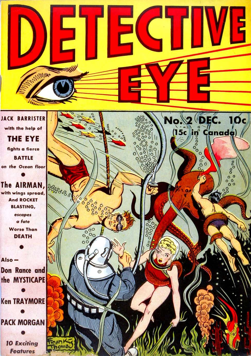 Comic Book Cover For Detective Eye 2