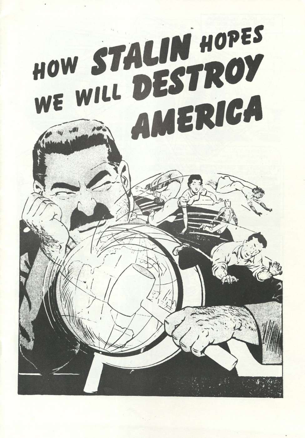 Book Cover For How Stalin Hopes We Will Destroy America