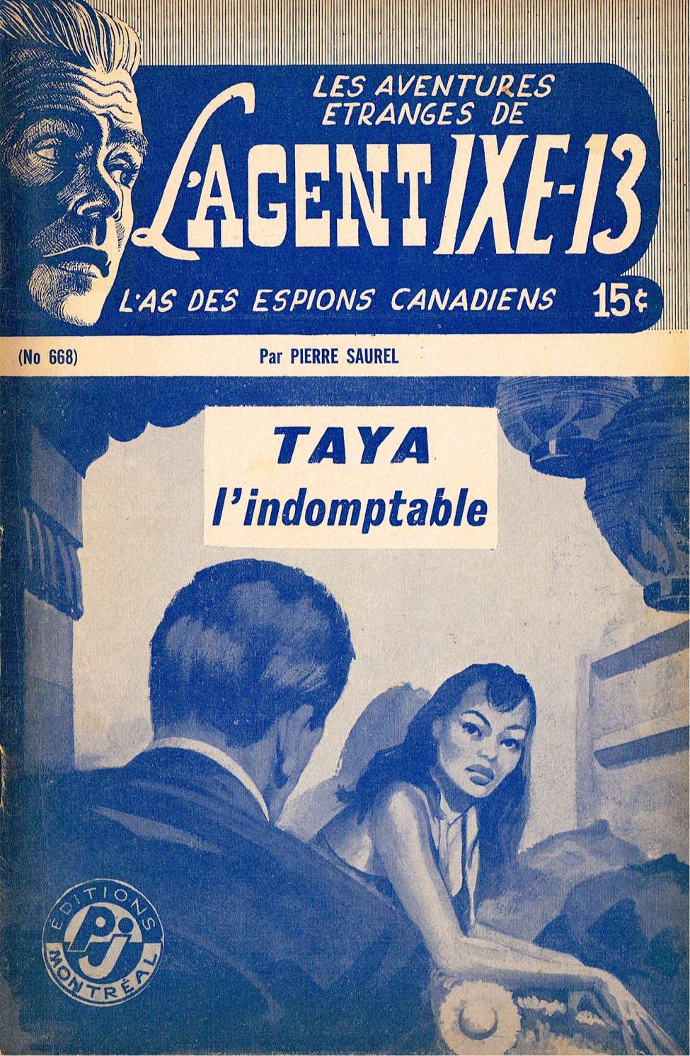 Book Cover For L'Agent IXE-13 v2 668 - Taya l'indomptable
