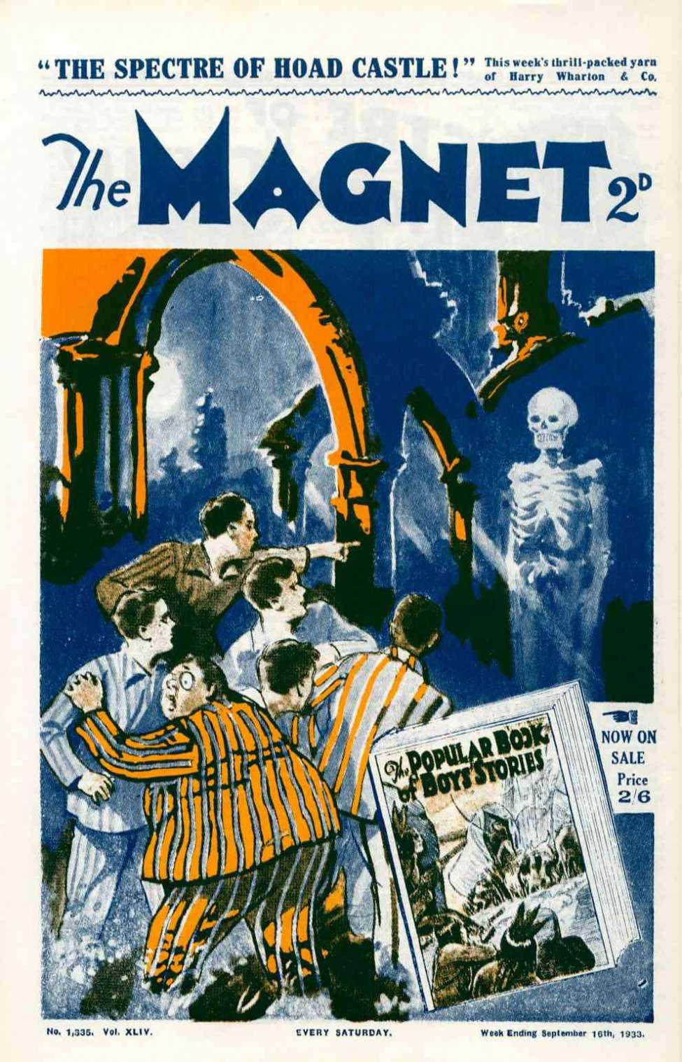 Book Cover For The Magnet 1335 - The Spectre of Head Castle!