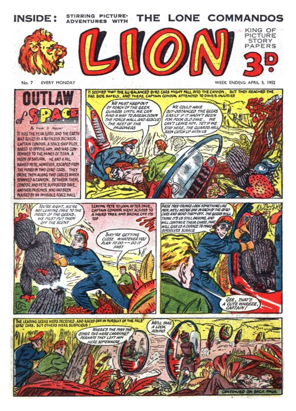 Comic Book Cover For Lion 7