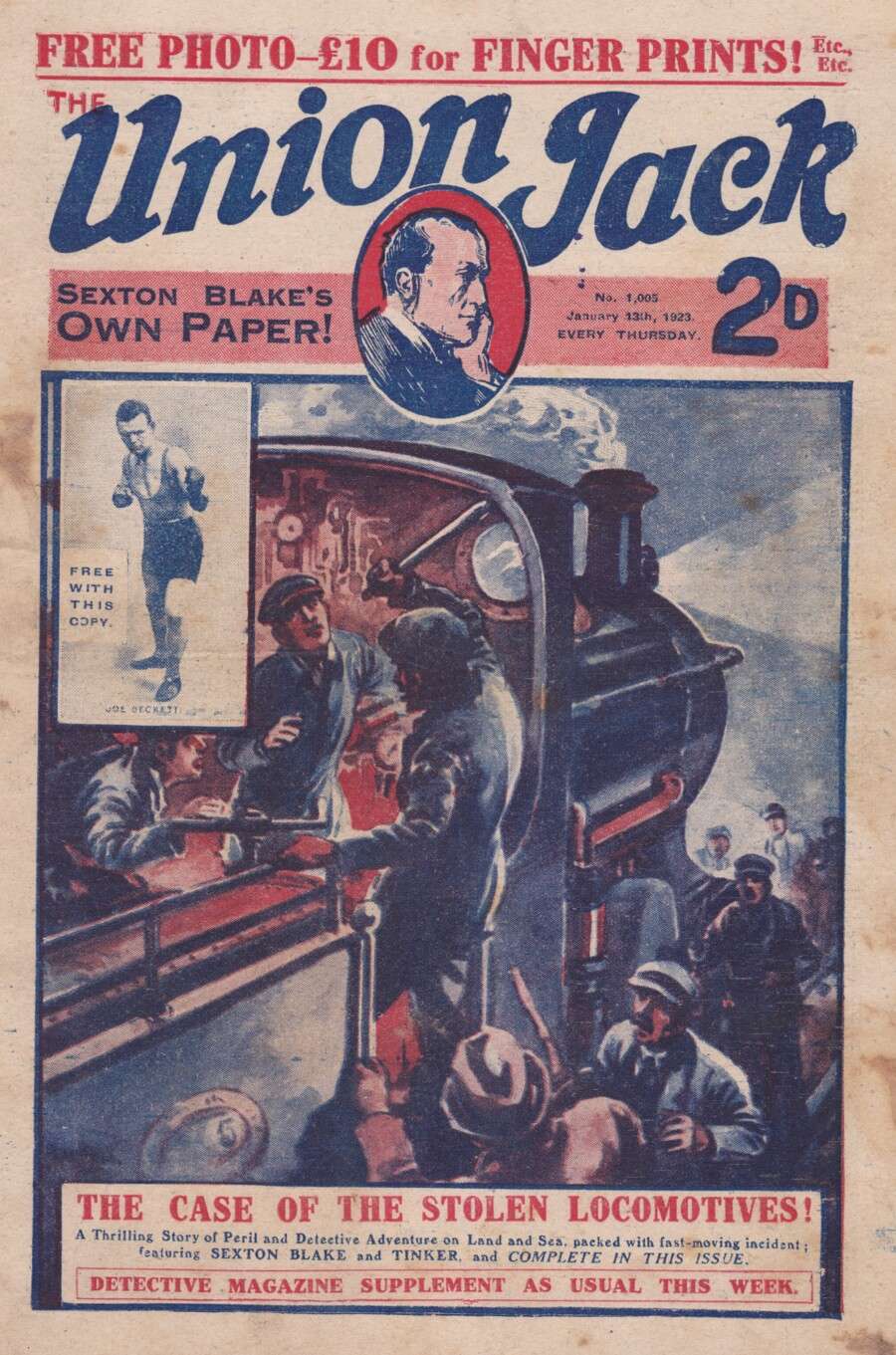 Comic Book Cover For Union Jack 1005 - The Case of the Stolen Locomotives
