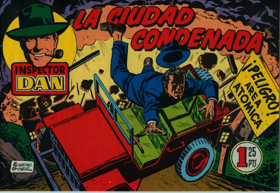 Comic Book Cover For Inspector Dan 44 - La Ciudad Condenada