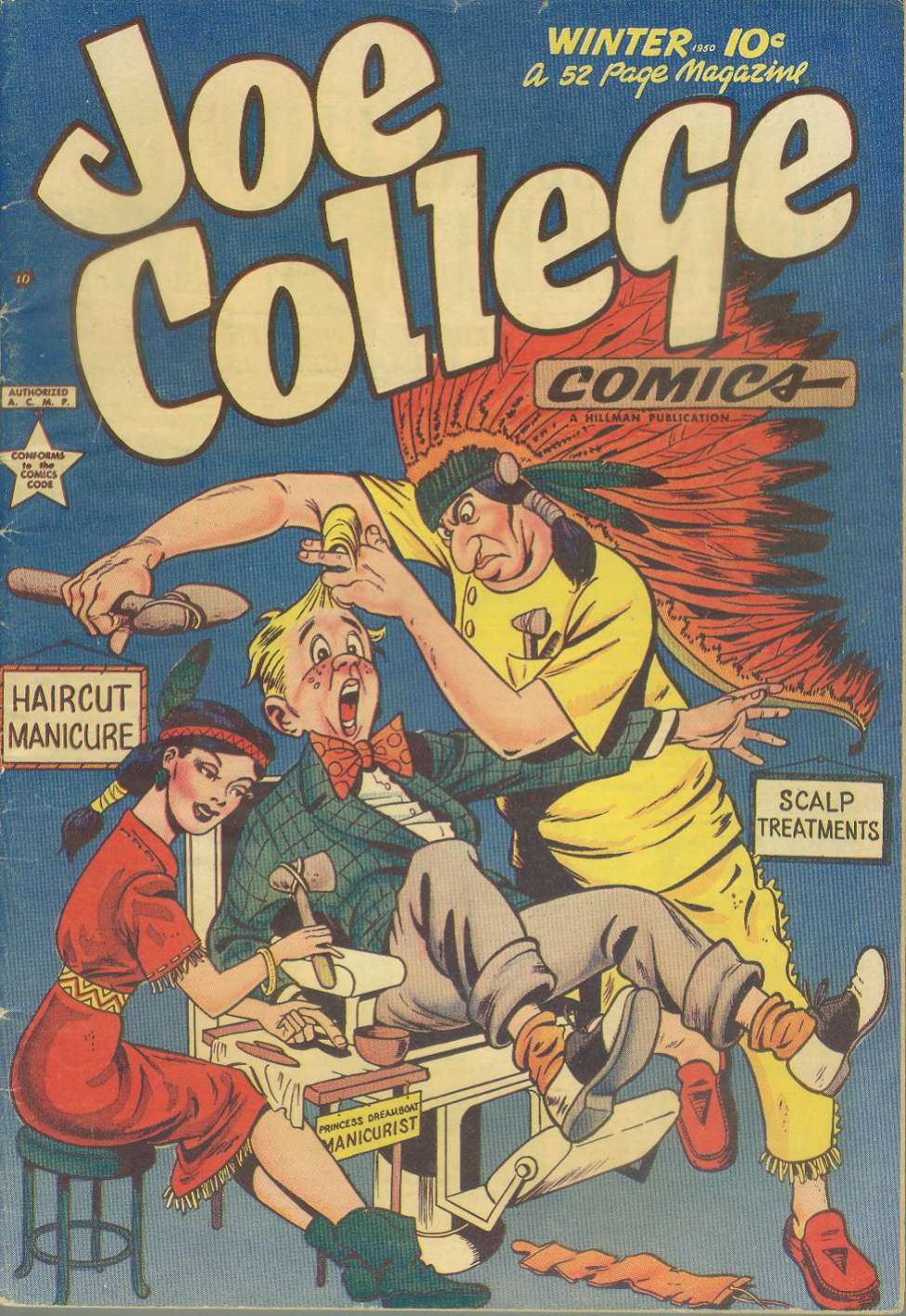 Comic Book Cover For Joe College 2