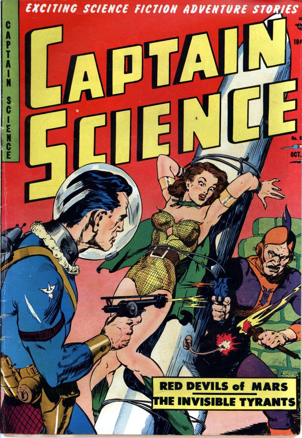 Comic Book Cover For Captain Science 6