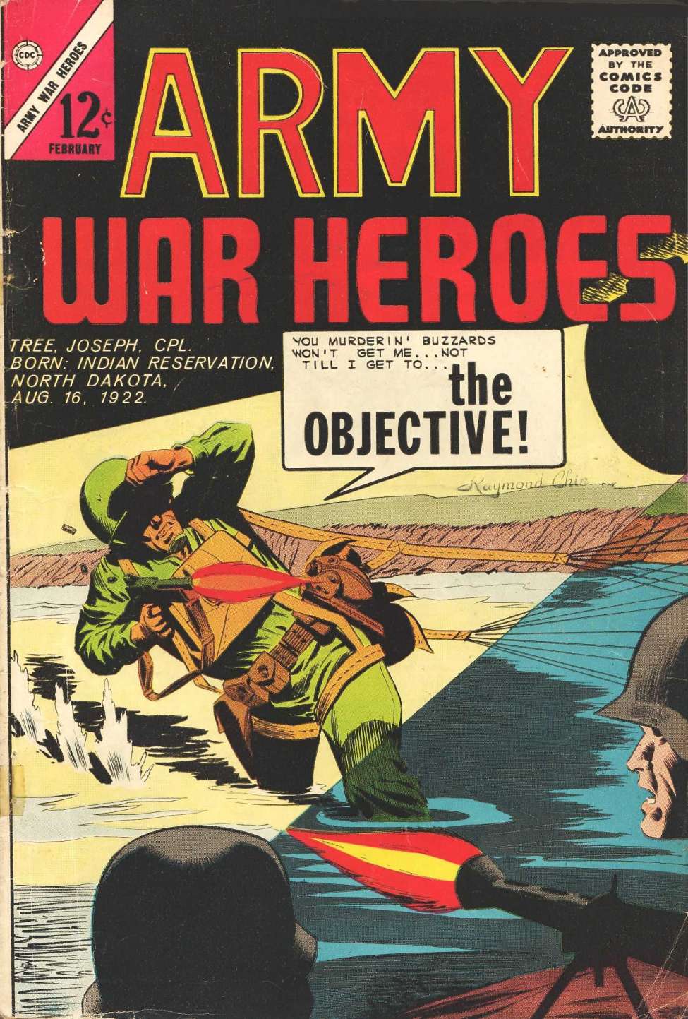 Comic Book Cover For Army War Heroes 2