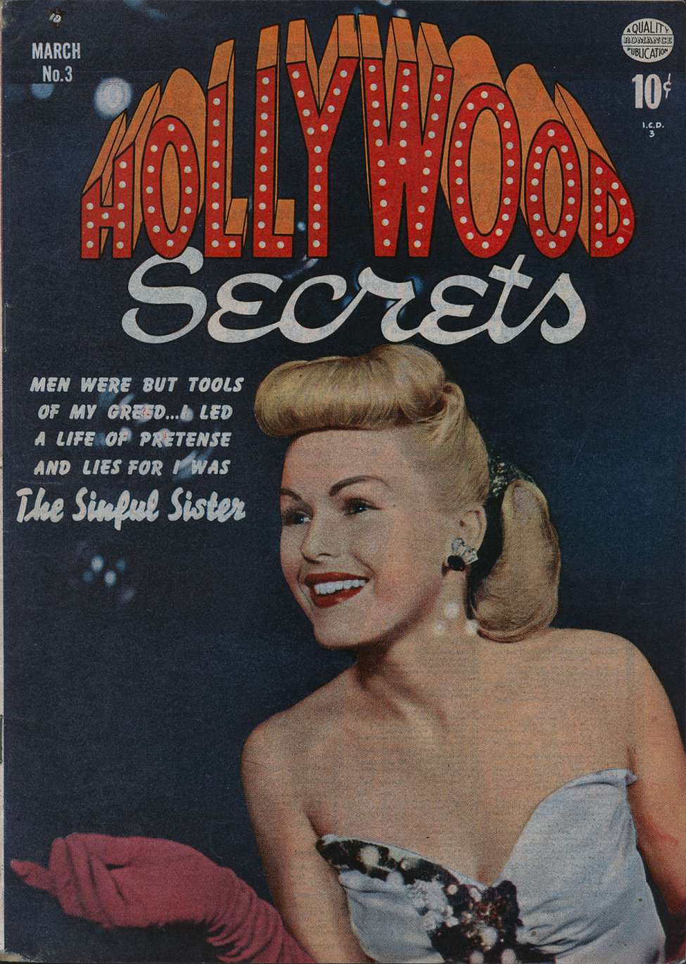 Comic Book Cover For Hollywood Secrets 3