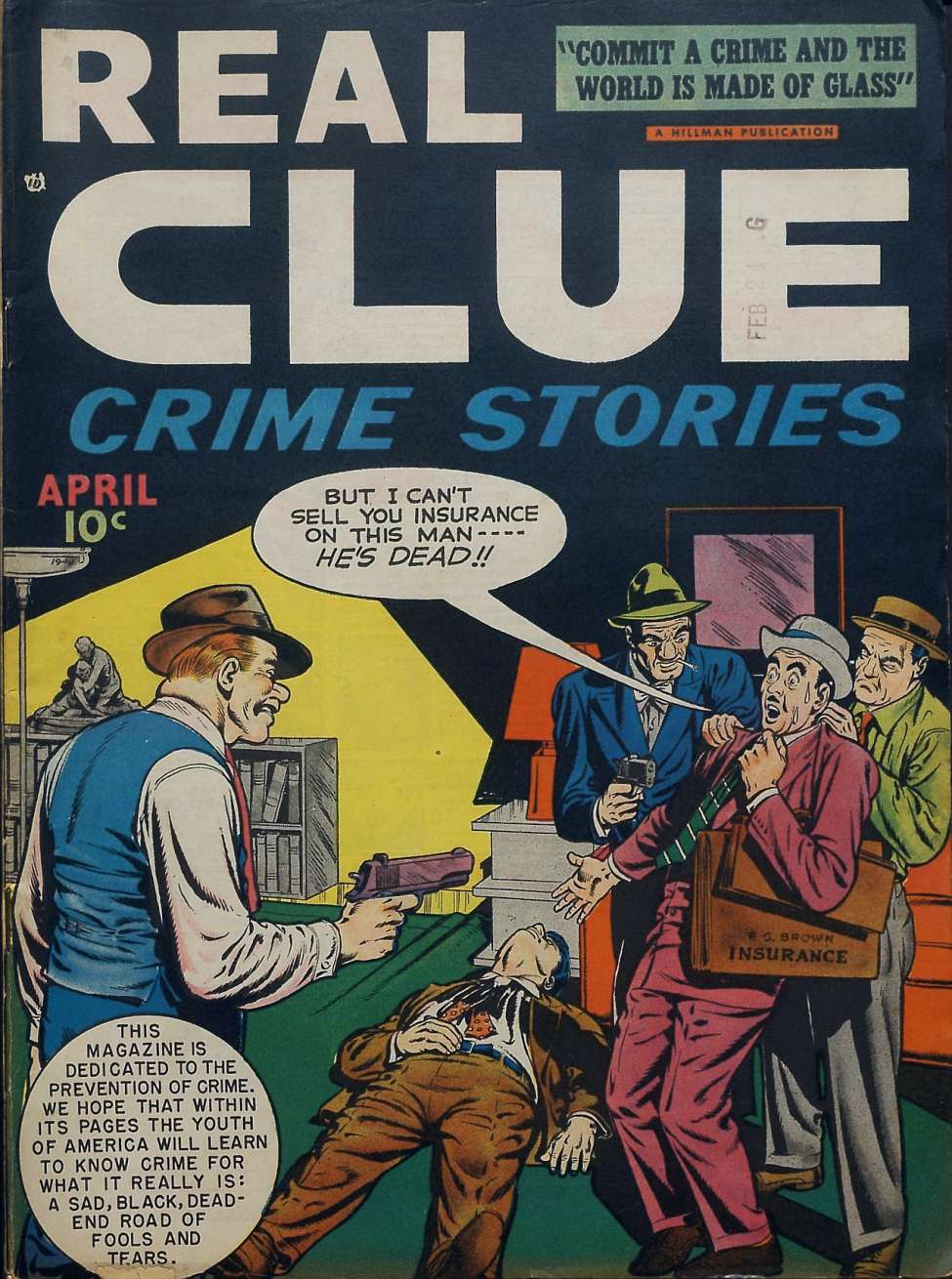 Book Cover For Real Clue Crime Stories v3 2 (alt) - Version 2