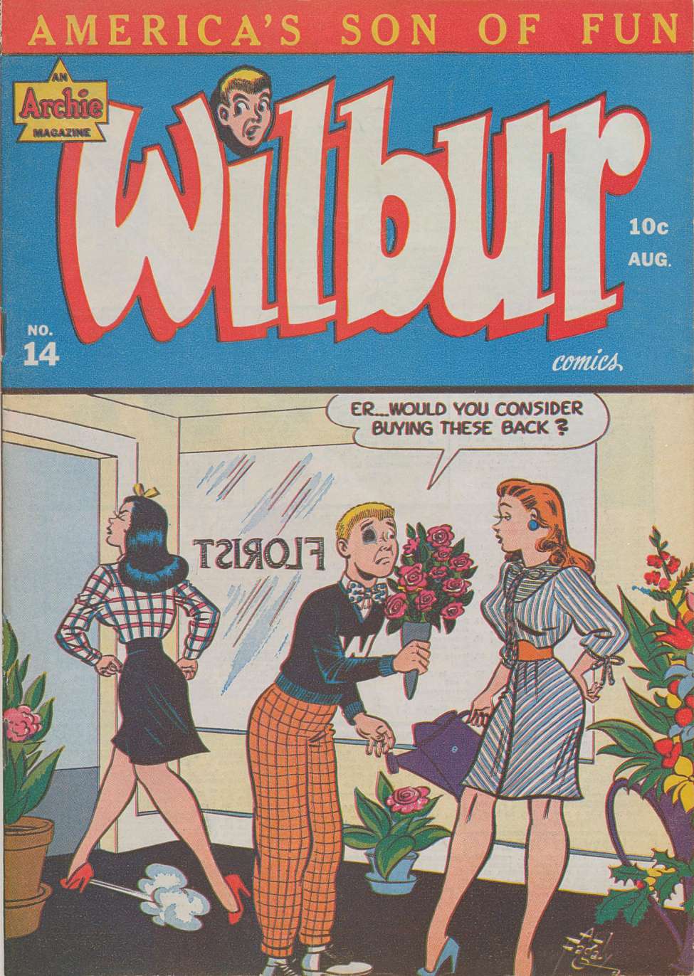 Book Cover For Wilbur Comics 14