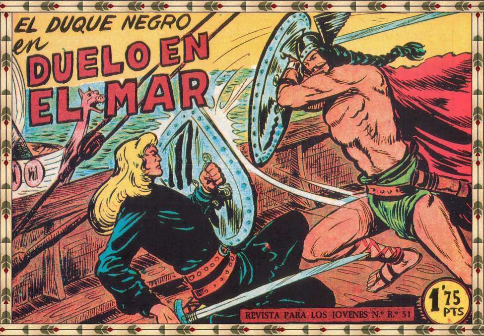 Comic Book Cover For El Duque Negro 30 - Duelo en El Mar
