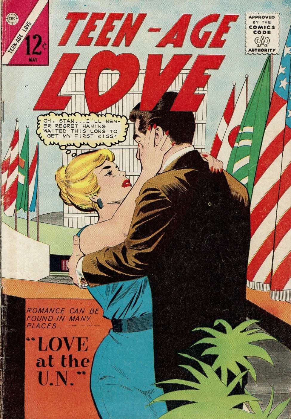 Comic Book Cover For Teen-Age Love 37