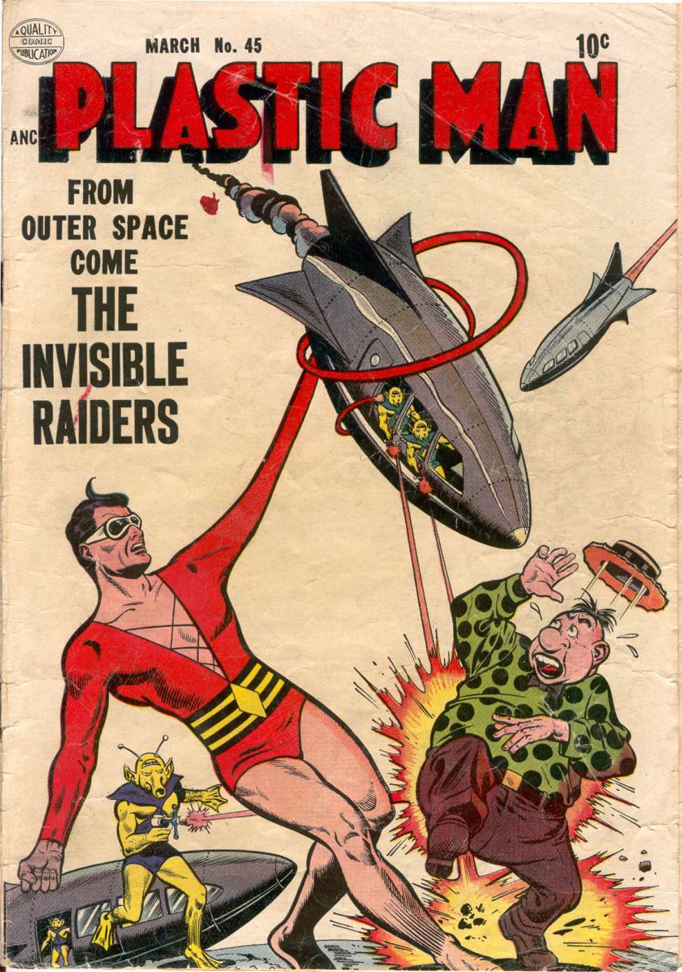 Comic Book Cover For Plastic Man 45