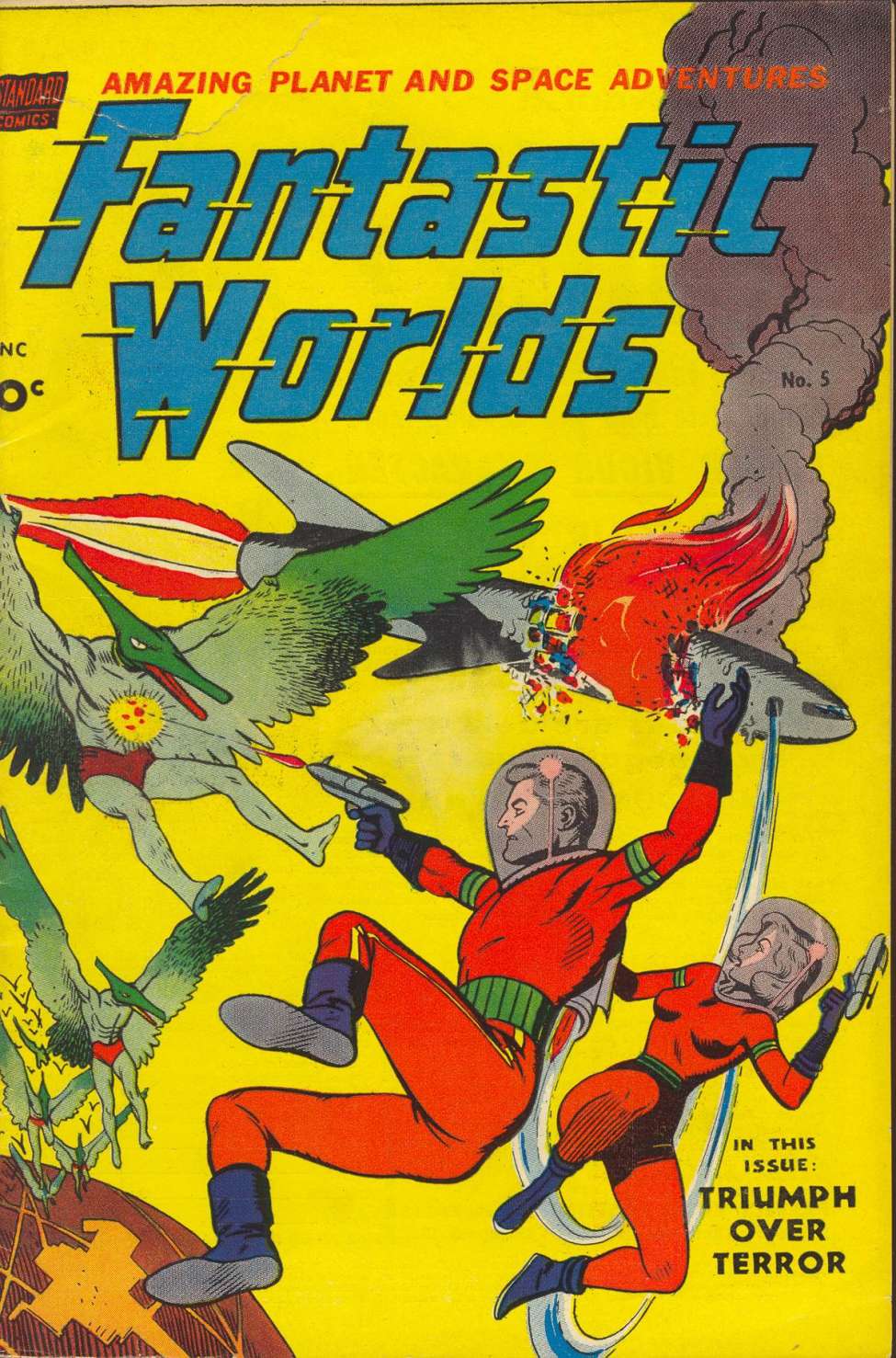 Comic Book Cover For Fantastic Worlds 5