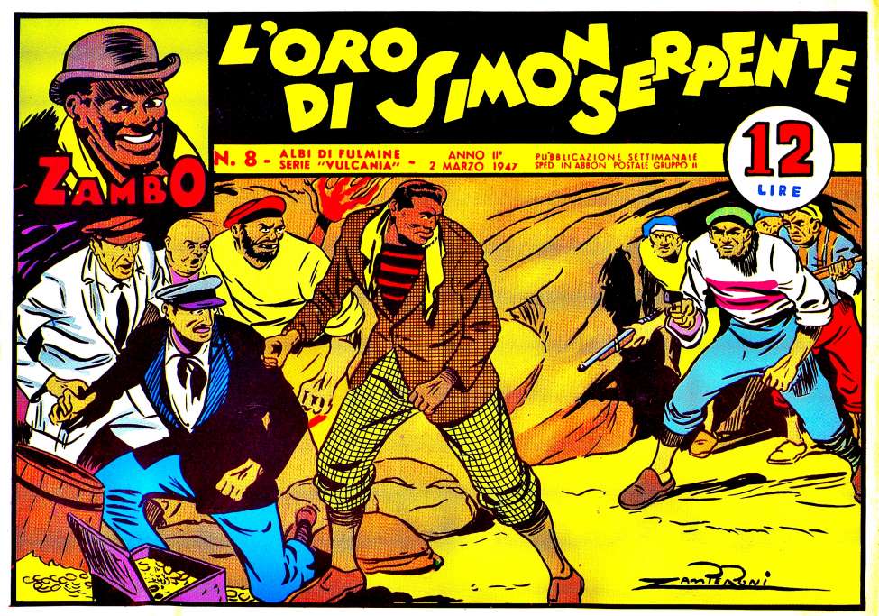 Comic Book Cover For Zambo 8 - L'Oro Simon Serpente