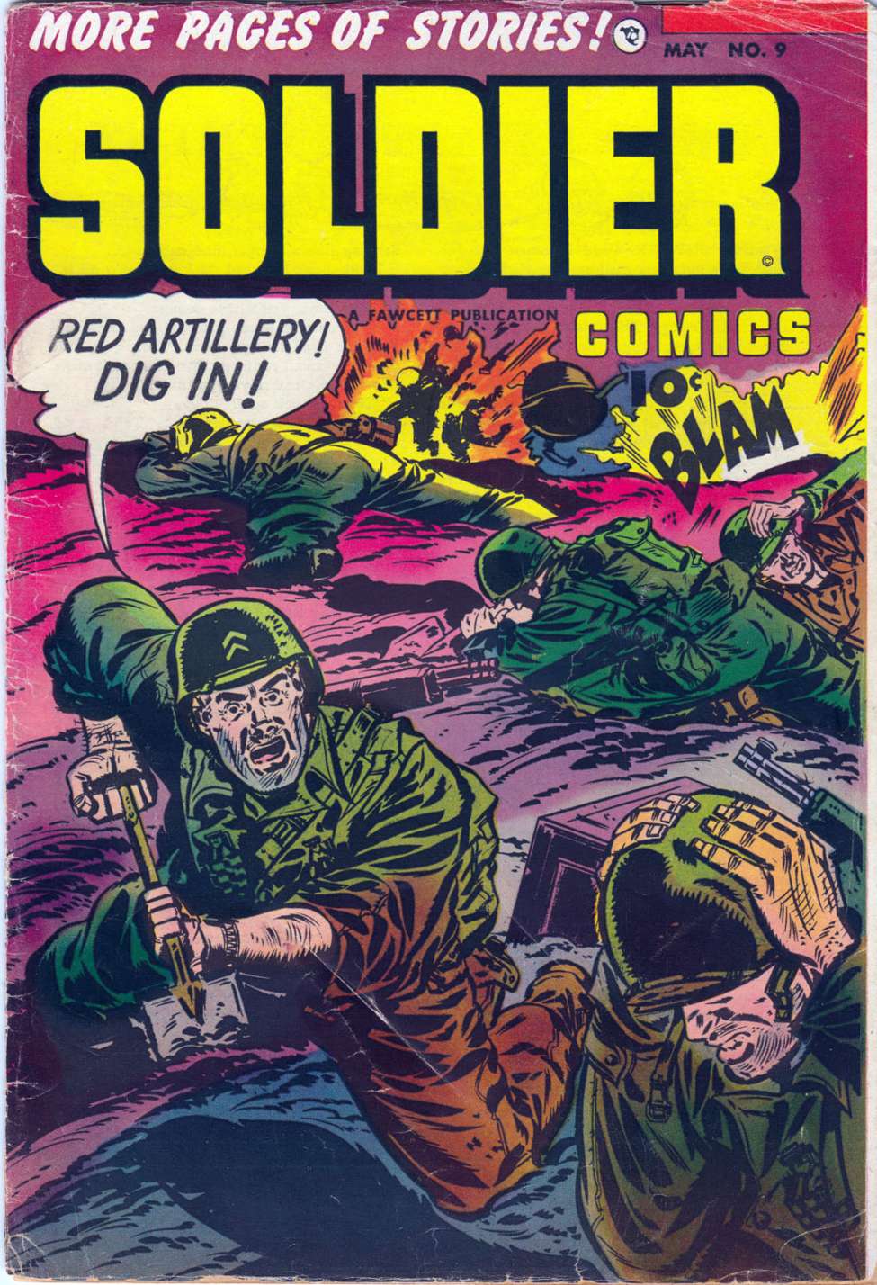 Book Cover For Soldier Comics 9