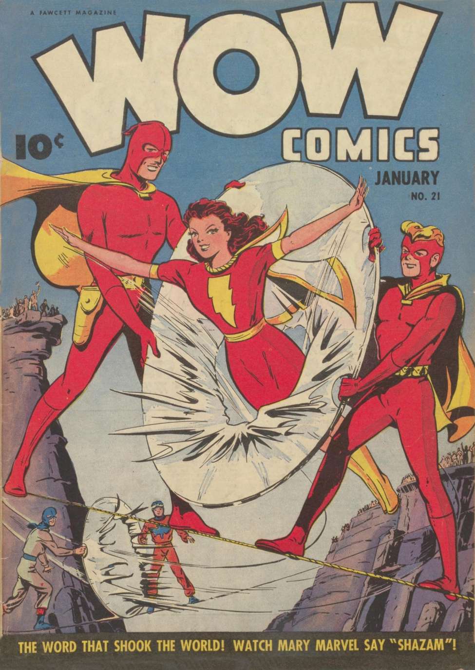 Comic Book Cover For Wow Comics 21