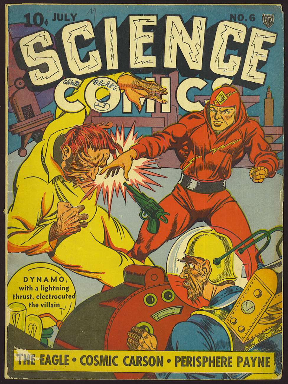 Comic Book Cover For Science Comics 6
