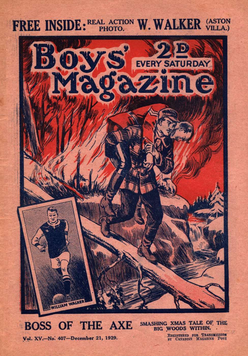 Book Cover For Boys' Magazine 407