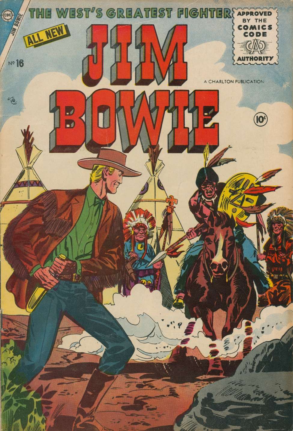 Comic Book Cover For Jim Bowie 16