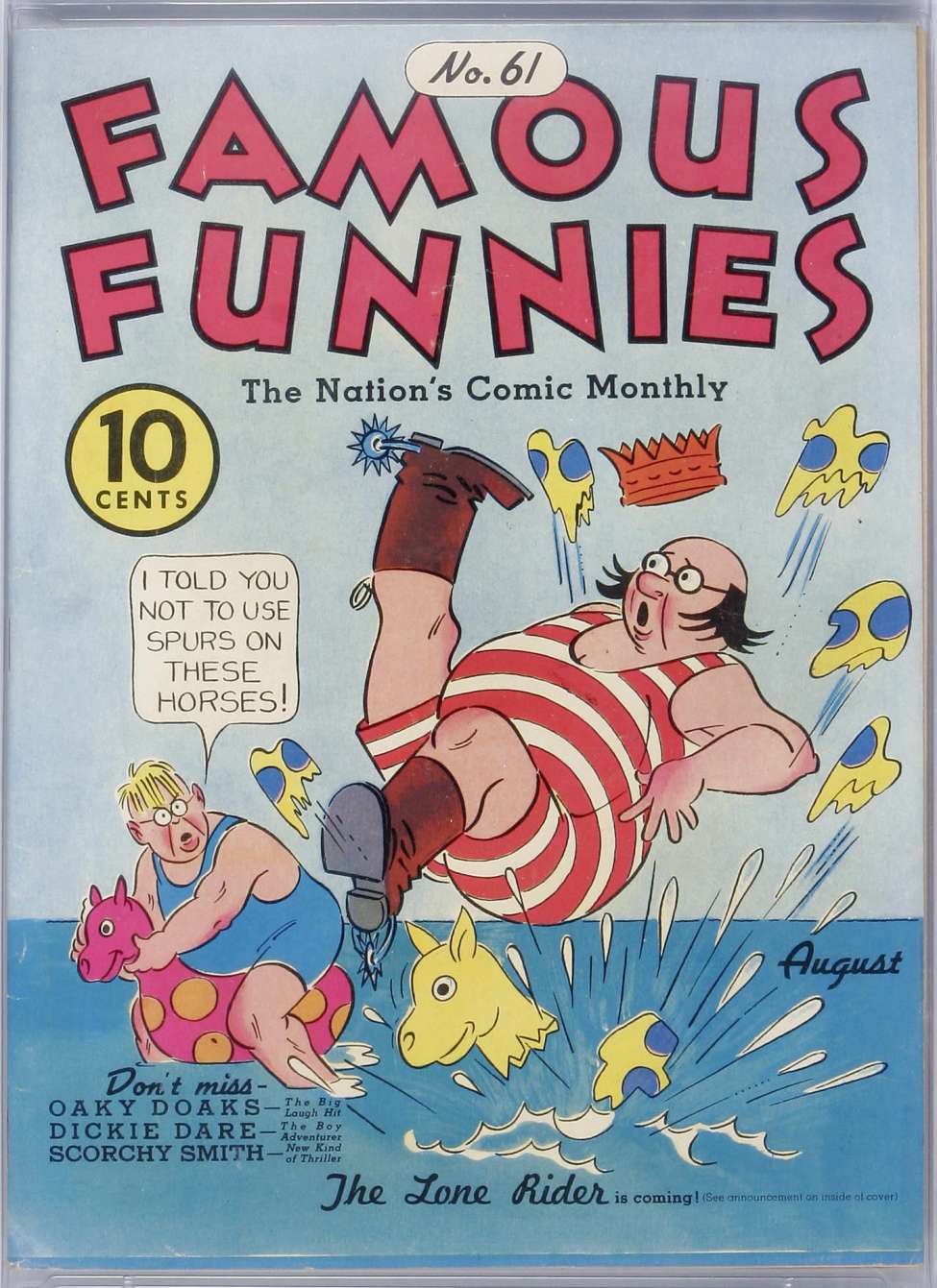 Book Cover For Famous Funnies 61