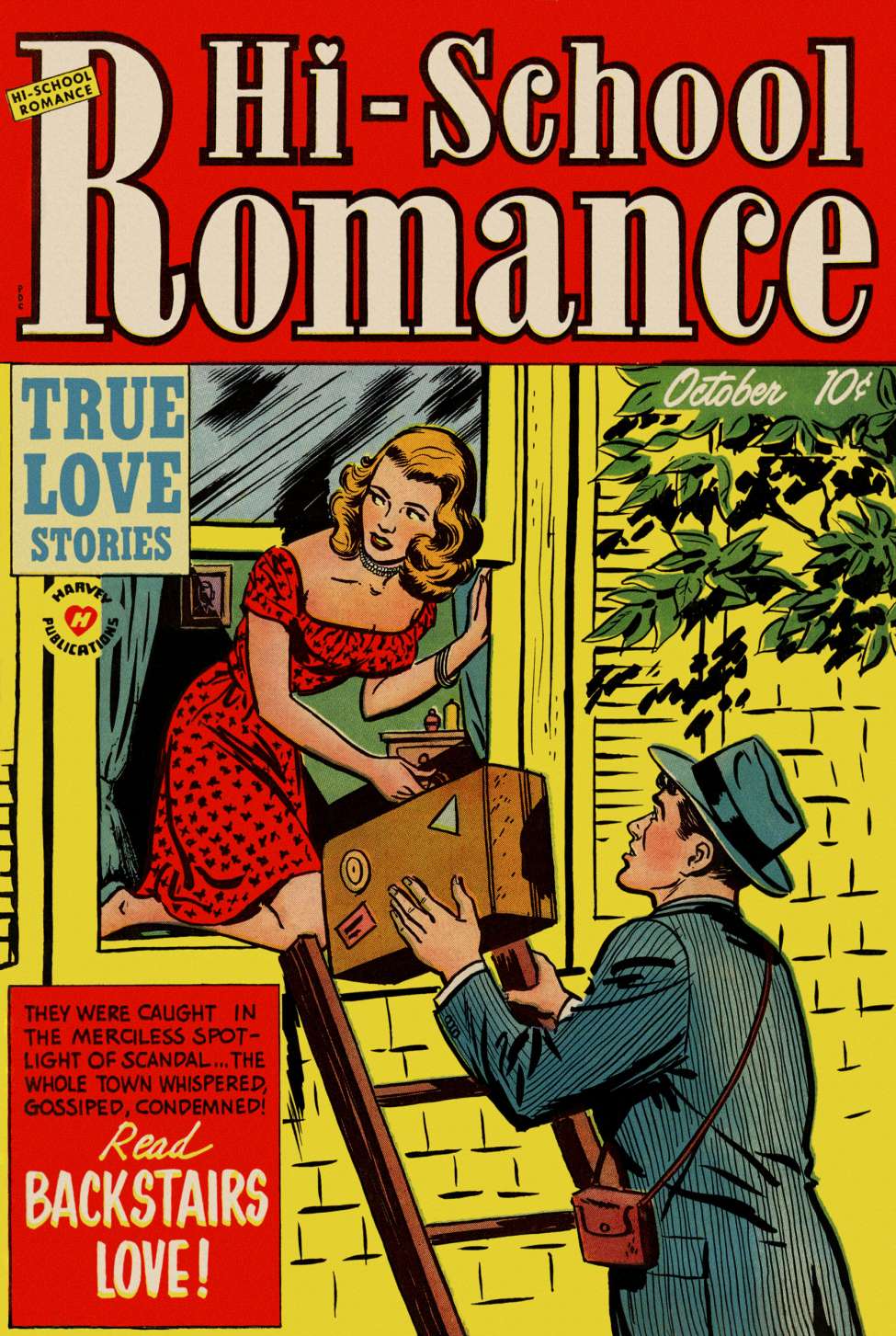 Comic Book Cover For Hi-School Romance 11