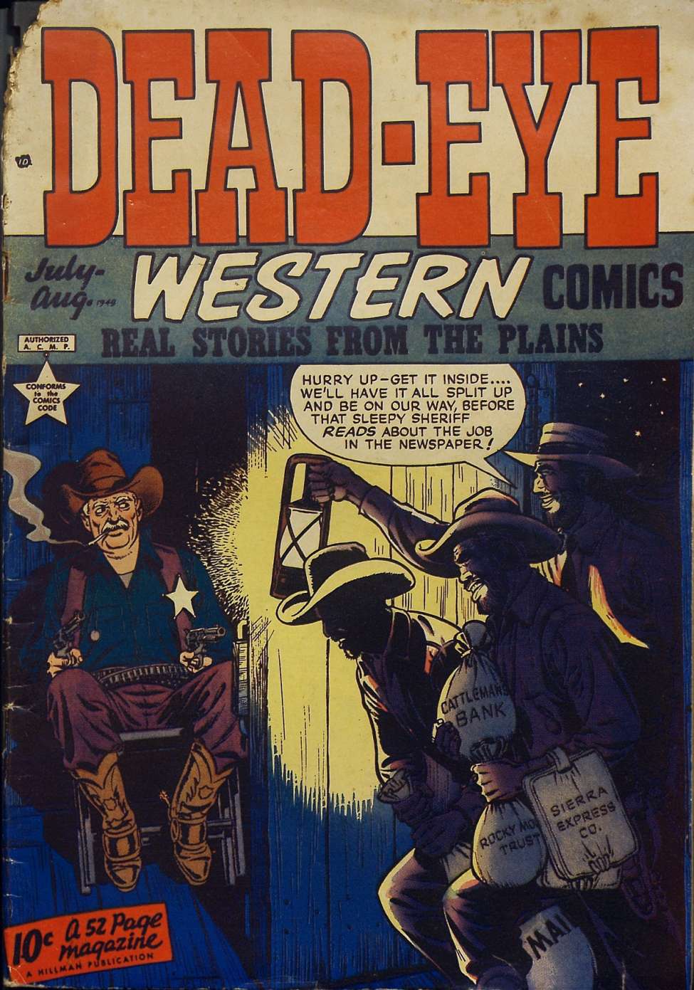 Comic Book Cover For Dead-Eye Western v1 5