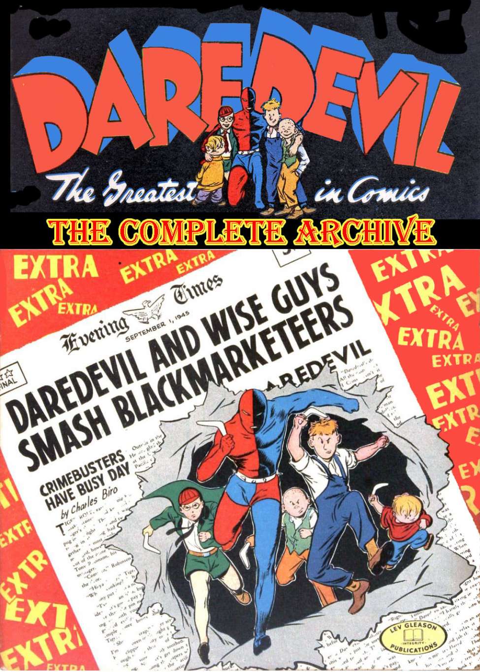 Comic Book Cover For Daredevil - The Complete Archive Part 1