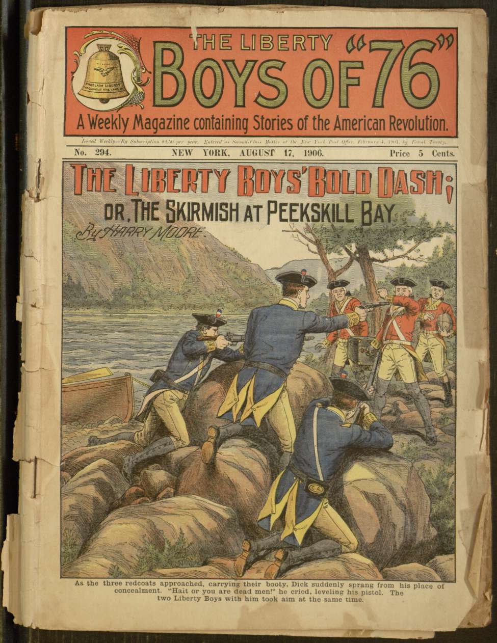 Book Cover For The Liberty Boys of 76 294 - The Liberty Boys Bold Dash