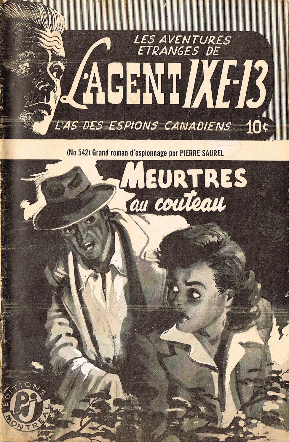 Book Cover For L'Agent IXE-13 v2 542 - Meurtres au couteau