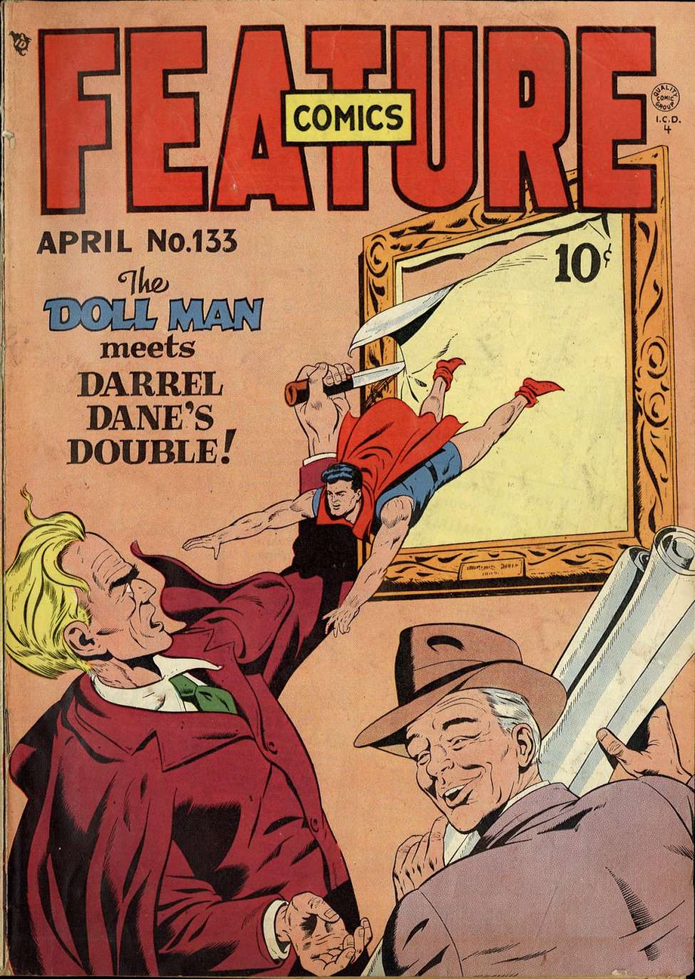 Comic Book Cover For Feature Comics 133