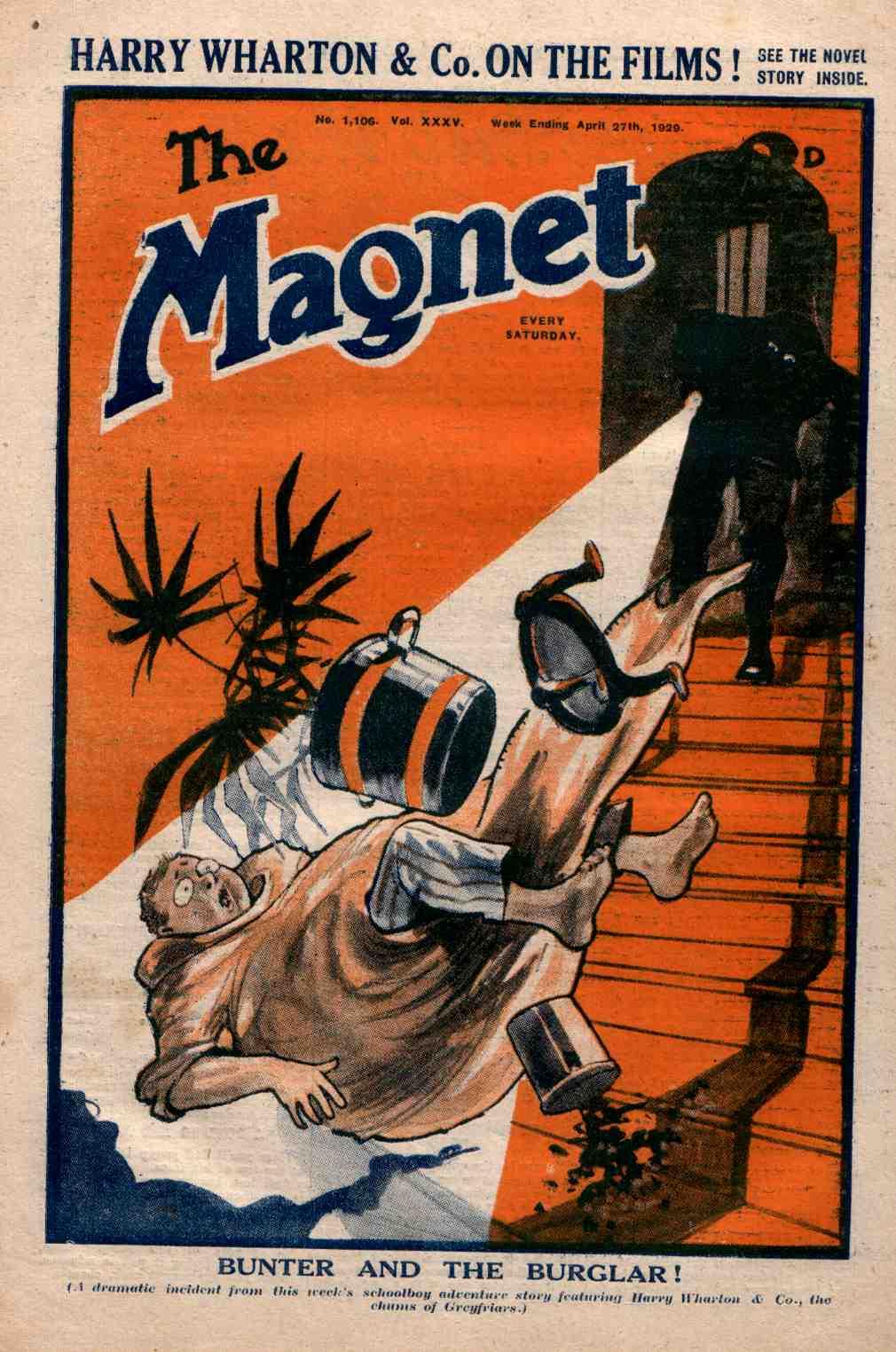 Book Cover For The Magnet 1106 - All Through Bunter!