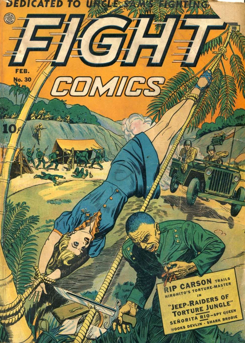 Comic Book Cover For Fight Comics 30