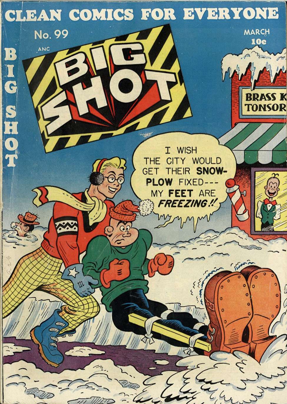 Comic Book Cover For Big Shot 99