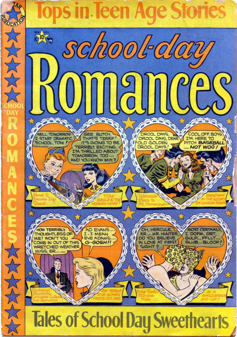 Comic Book Cover For School-Day Romances 1