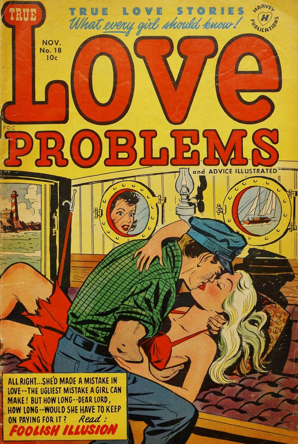 Book Cover For True Love Problems and Advice Illustrated 18