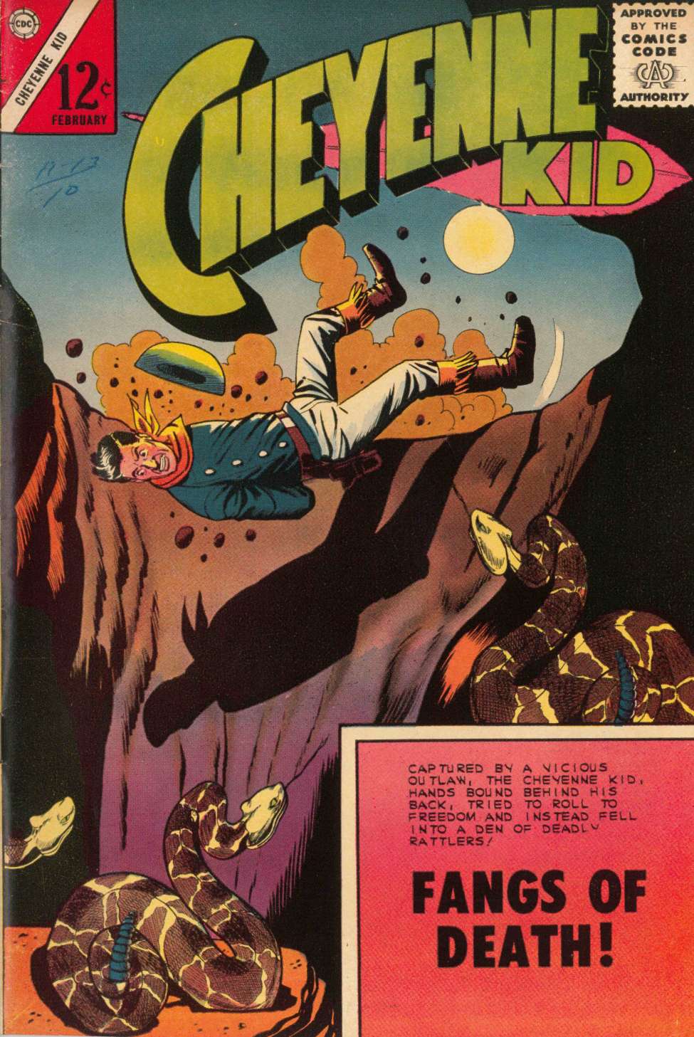 Comic Book Cover For Cheyenne Kid 38