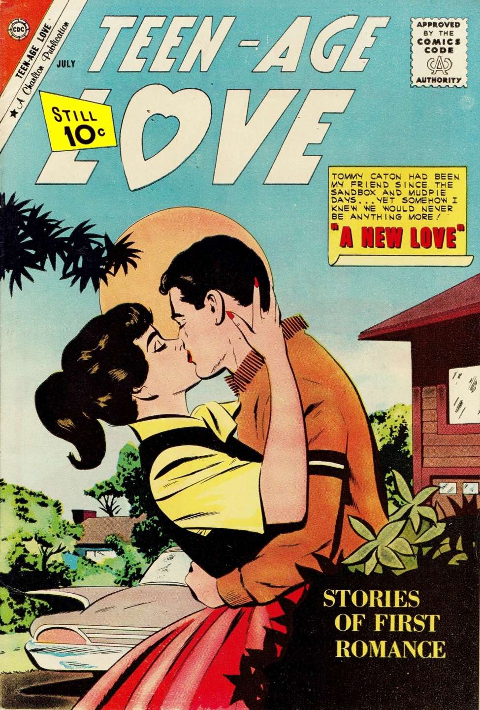 Comic Book Cover For Teen-Age Love 21