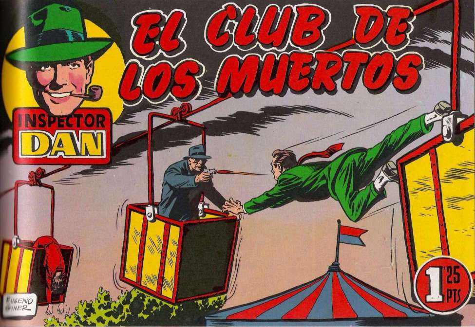 Comic Book Cover For Inspector Dan 19 - El Club de los Muertos