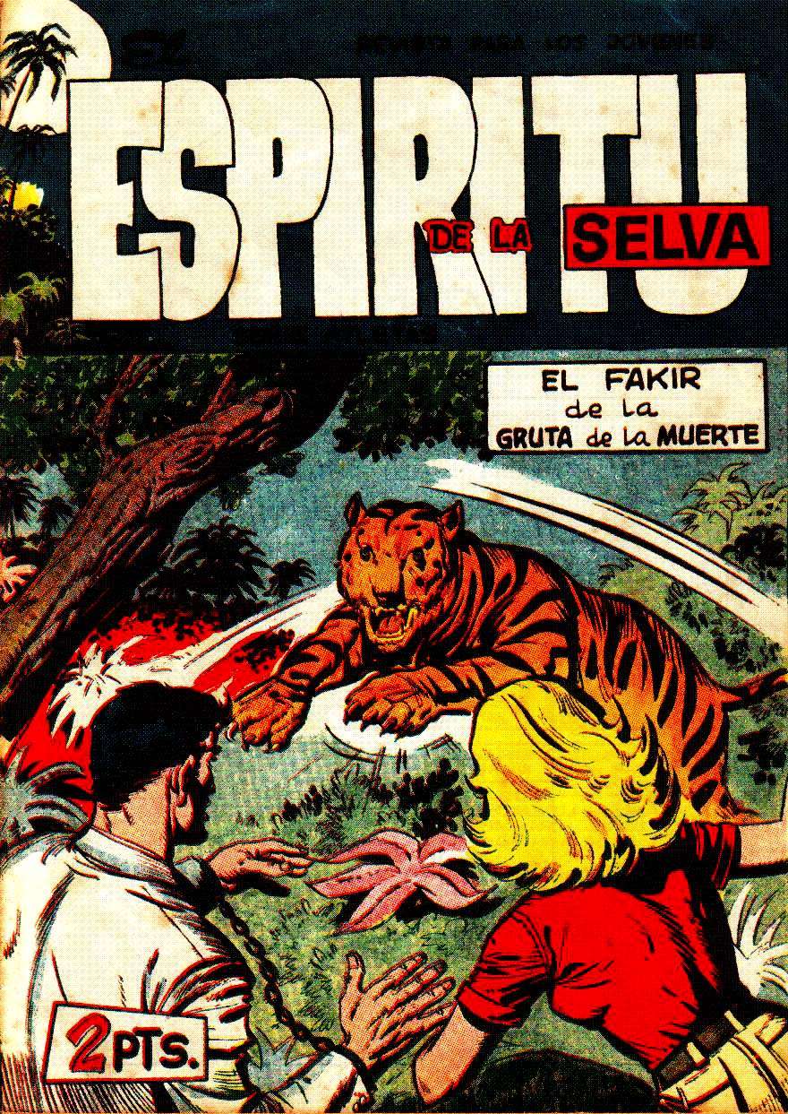 Book Cover For El Espiritu De La Selva 16 - El Fakir De La Gruta De La Muerte