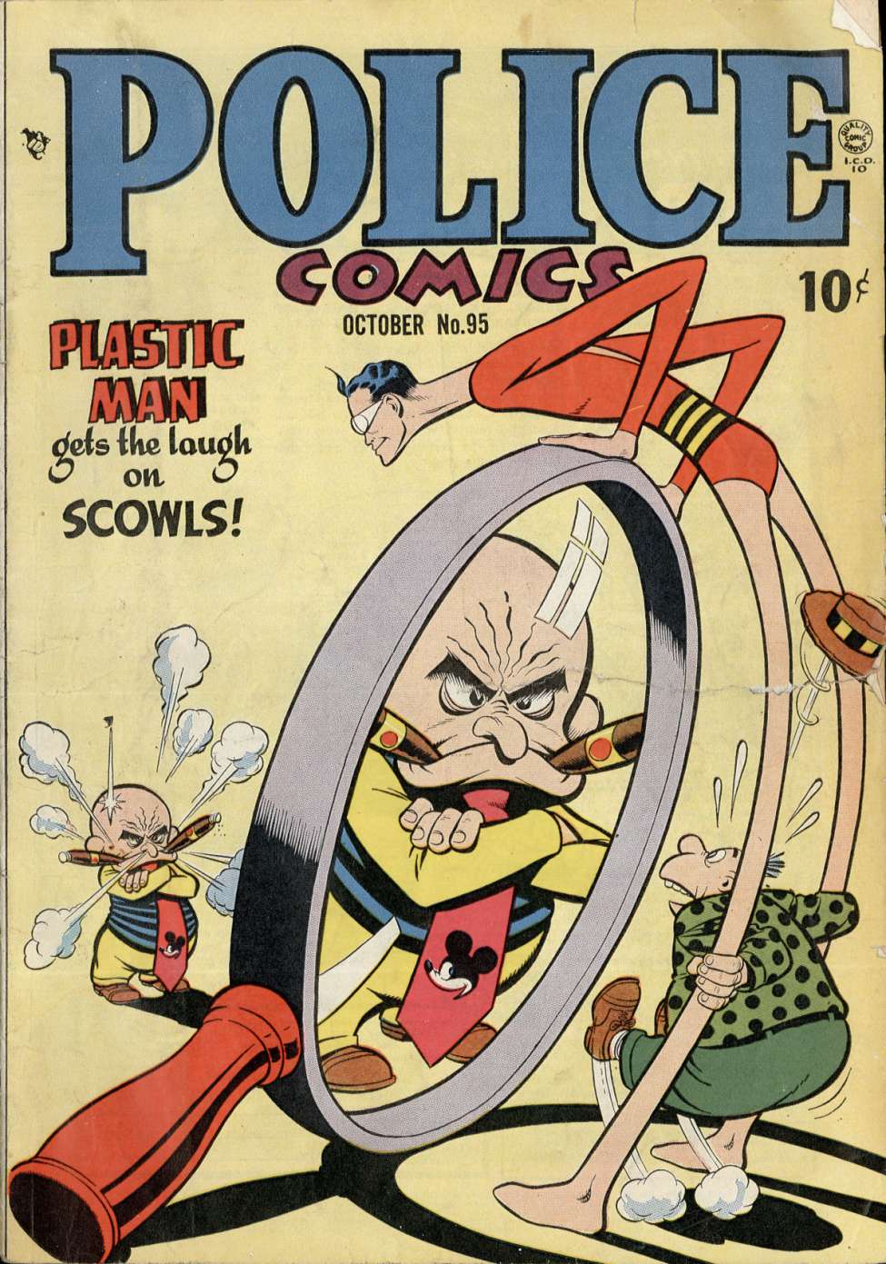 Comic Book Cover For Police Comics 95