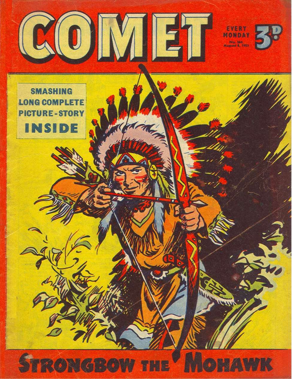 Comic Book Cover For The Comet 264
