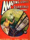 Cover For Amazing Stories Quarterly v5 2 - Invaders From the Infinite - John W. Campbell, Jr.