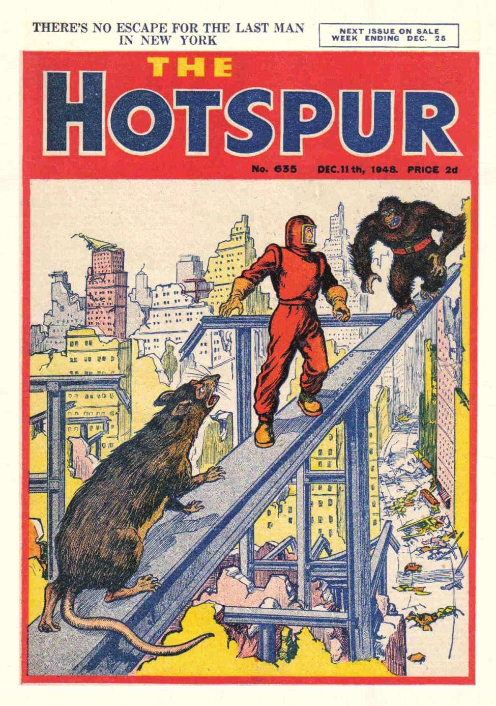 Comic Book Cover For The Hotspur 635
