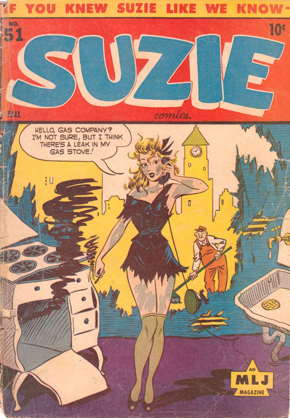 Comic Book Cover For Suzie Comics 51