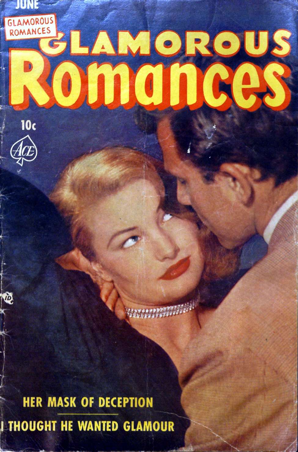 Comic Book Cover For Glamorous Romances 69