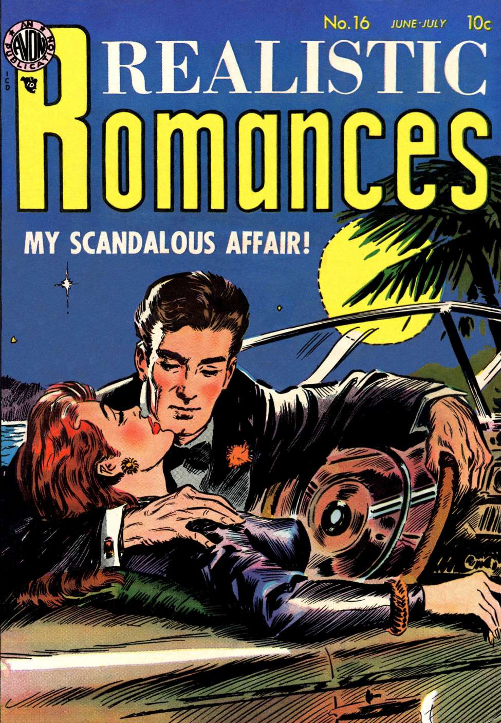 Comic Book Cover For Realistic Romances 16 - Version 2