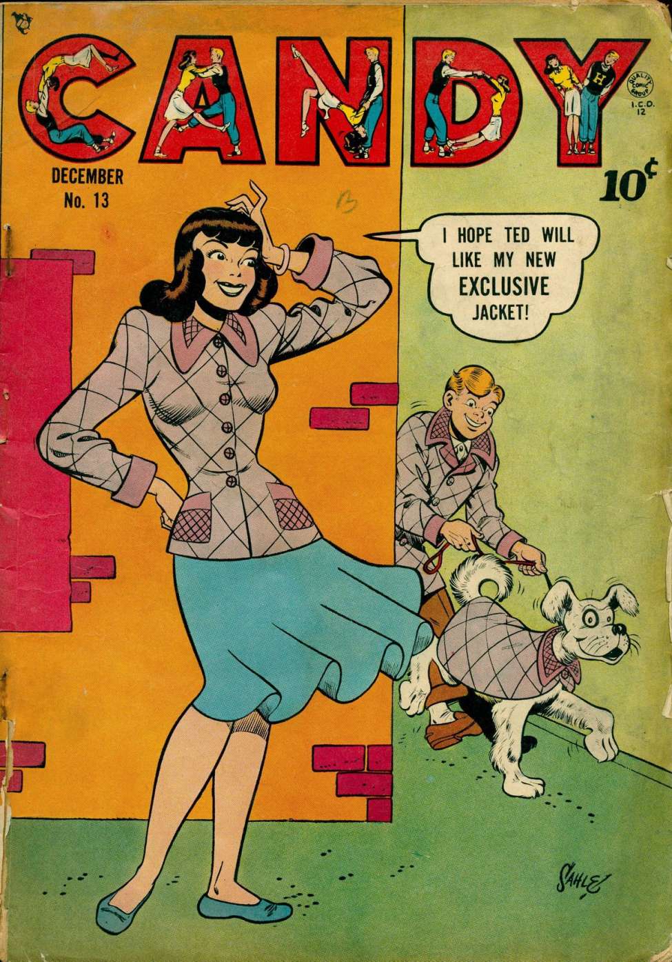 Comic Book Cover For Candy 13