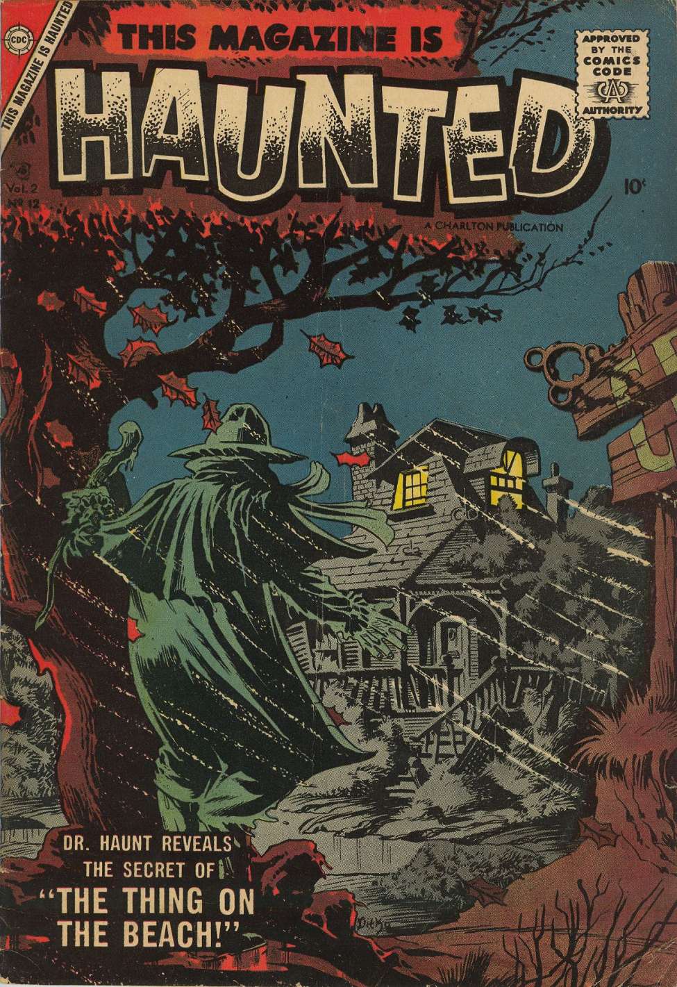 Comic Book Cover For This Magazine Is Haunted v2 12