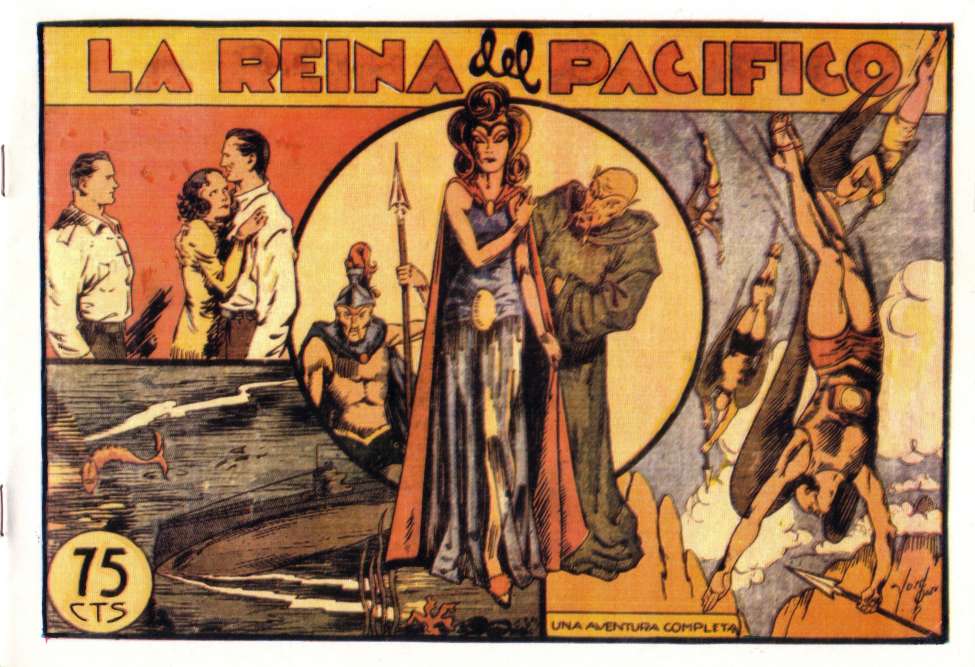 Comic Book Cover For Selección aventurera 22 - La Reina del Pacífico