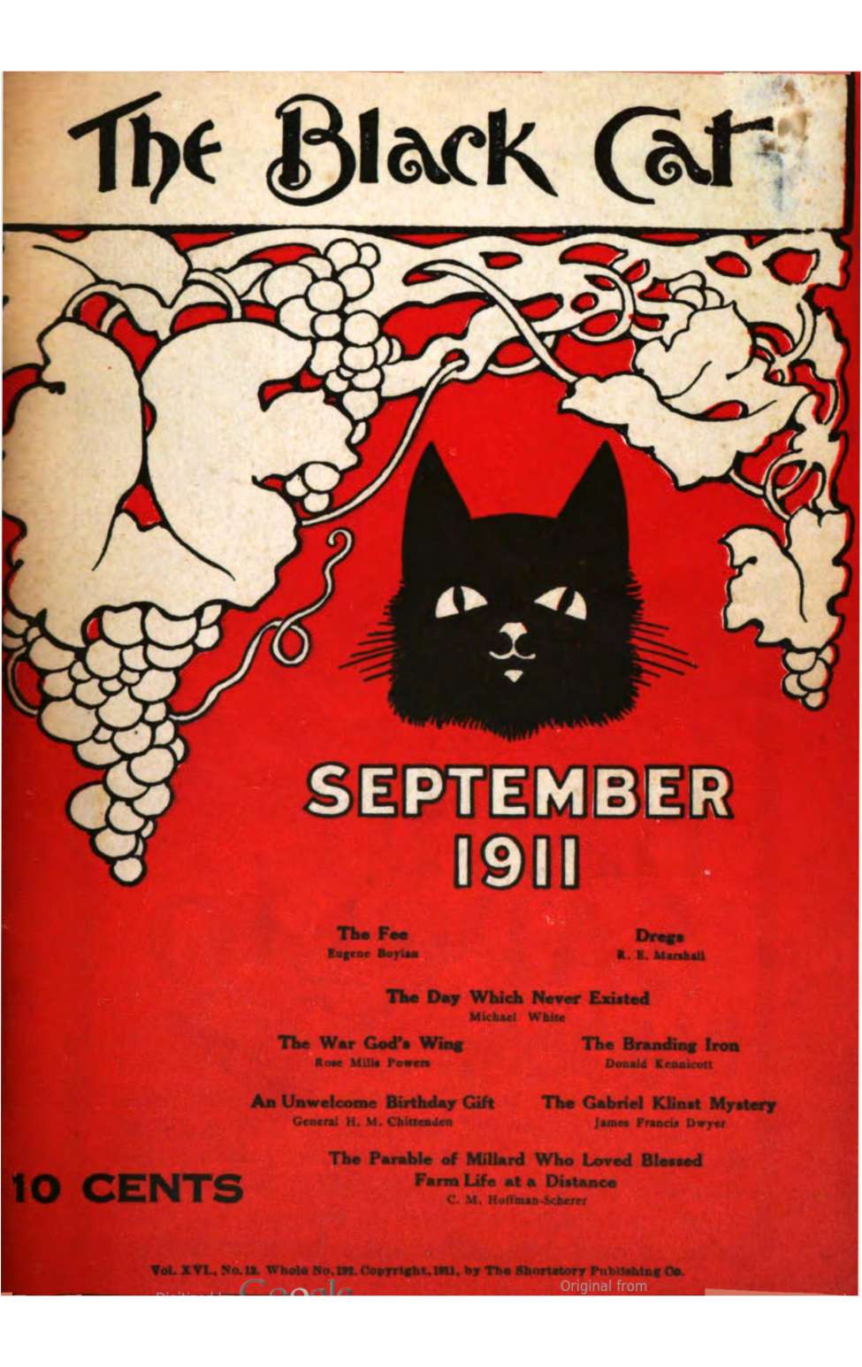 Book Cover For The Black Cat v16 12 - The Fee - Eugene Boylan